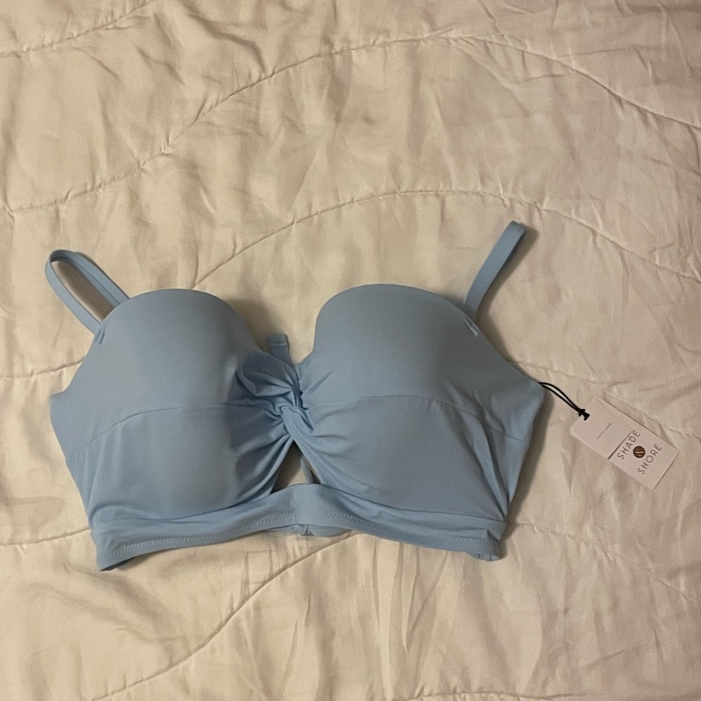 Powder Blue Bikini Top